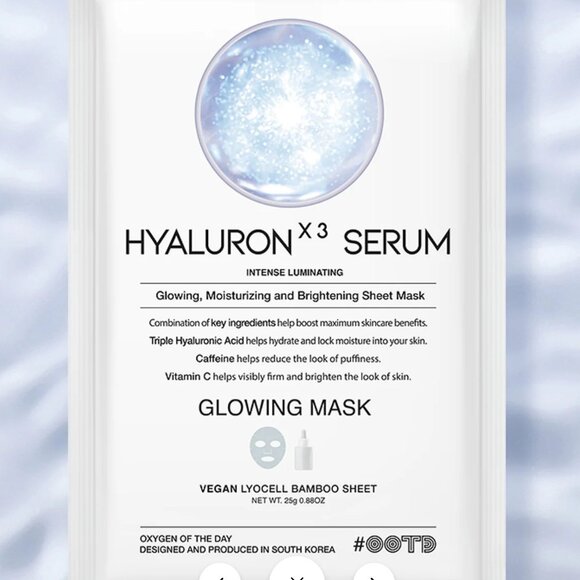 New! 10 Hyaluronic Acid Serum Sheet Masks - Glowing, Hydrating Sheet Mas… - Picture 4 of 9